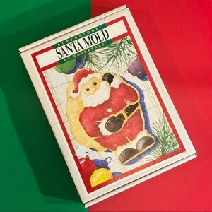 Christmas Vintage Sassafras Superstone 12” Santa Mold